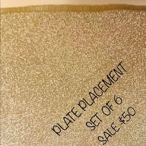 Beaded Plate Placements